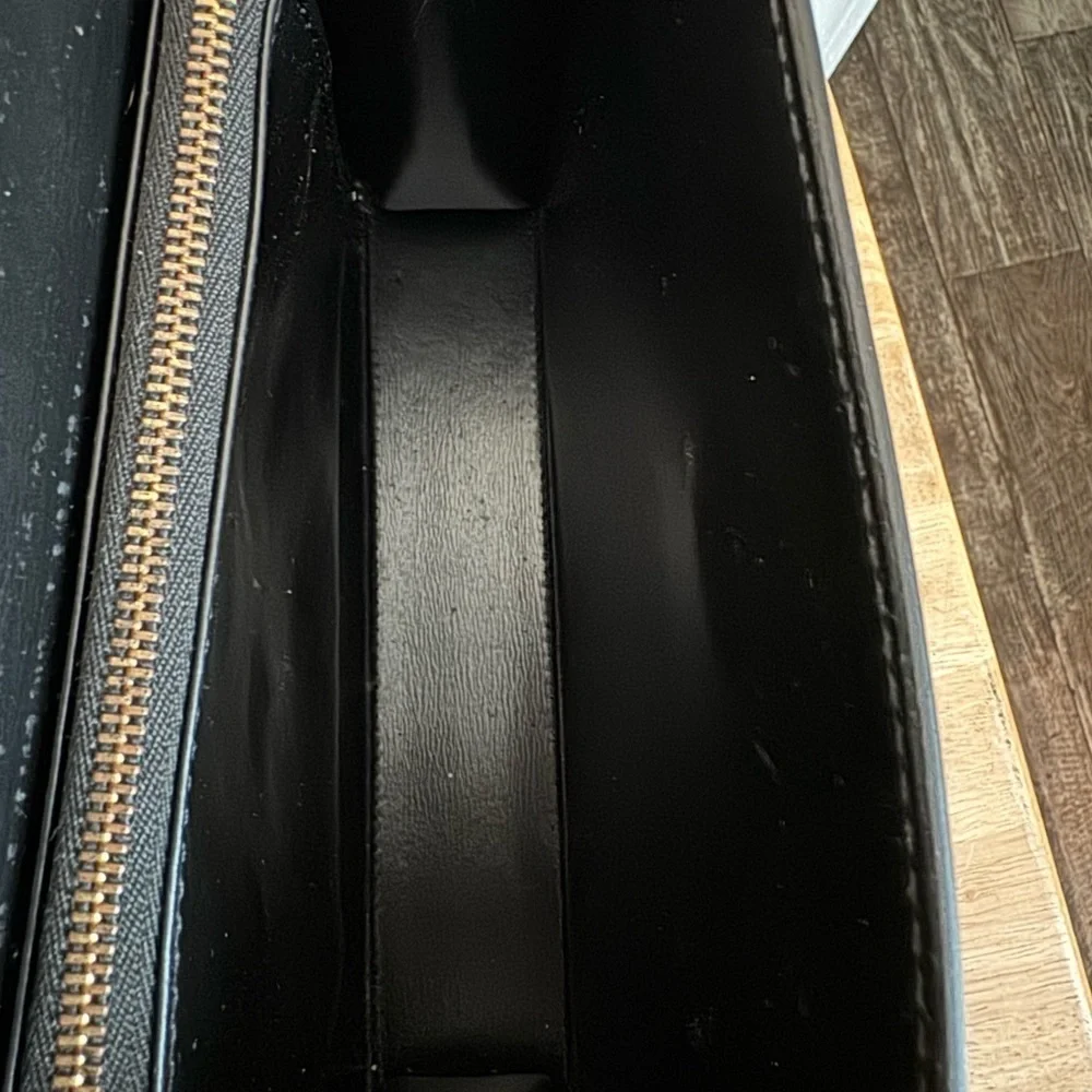 Louis Vuitton Black Epi Malesherbes Handbag